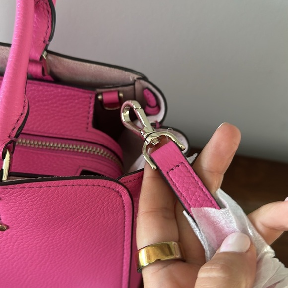 KATE SPADE Gorgeous Pink Handbag with Removable Crossbody Strap EUC - Picture 12 of 13